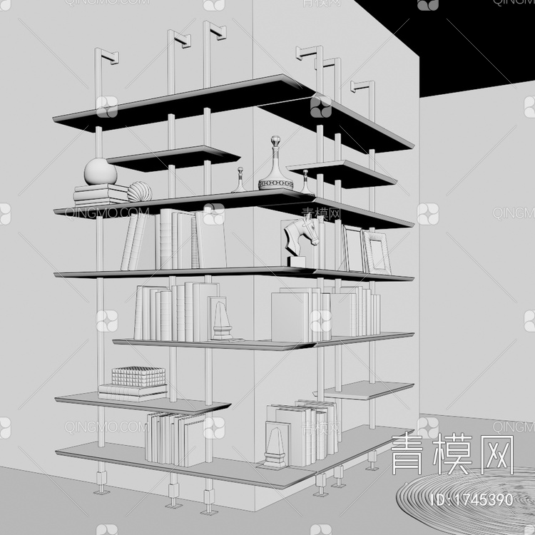 置物架3D模型下载【ID:1745390】