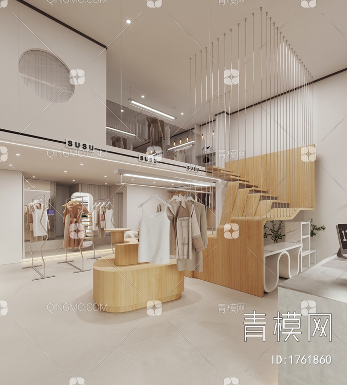 女装服装鞋店3D模型下载【ID:1761860】