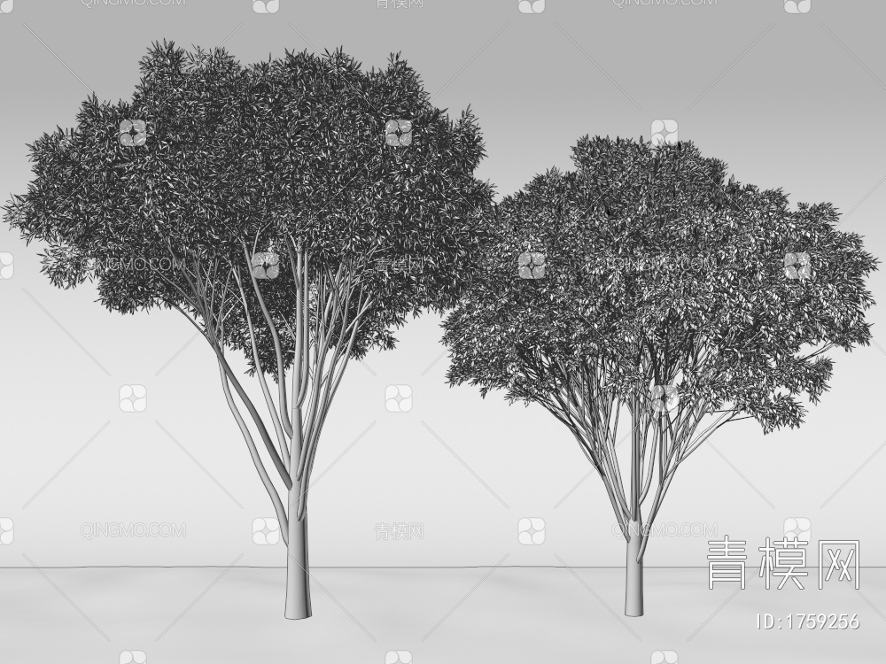 景观树3D模型下载【ID:1759256】
