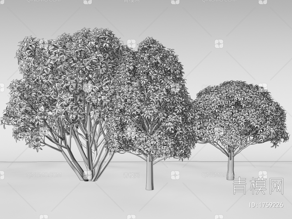 景观树3D模型下载【ID:1759226】