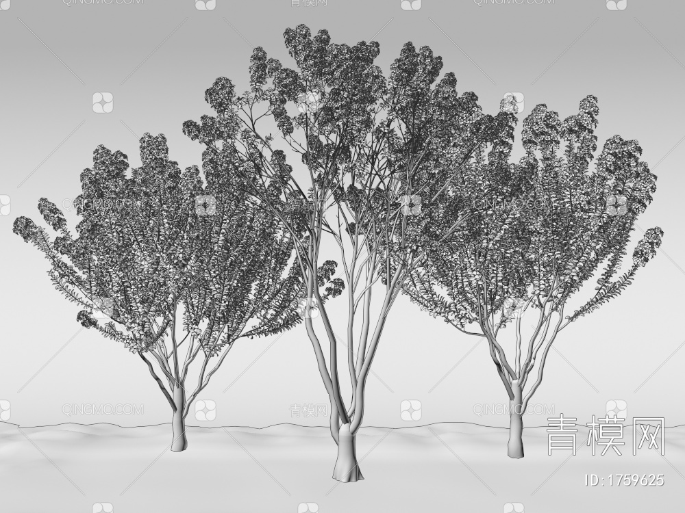 景观树3D模型下载【ID:1759625】