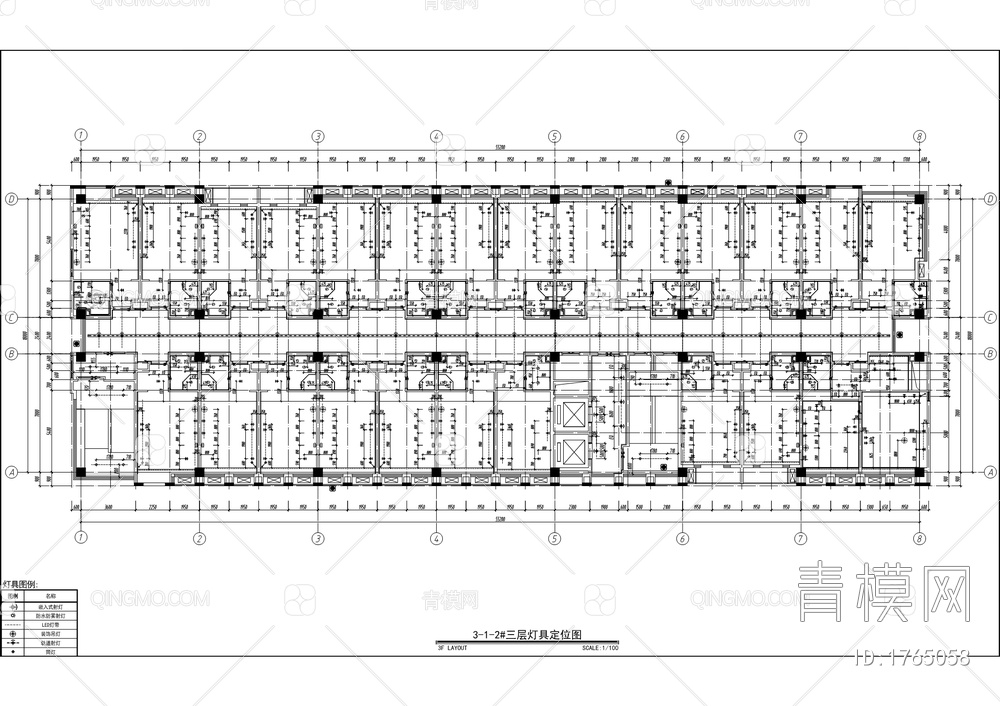 人才公寓三、四-十一层施工图【ID:1765058】