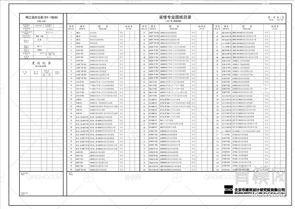 两江溪岸云蔚（E9-1／01、E11-1／01地块）公共区域装饰工程【ID:1765052】