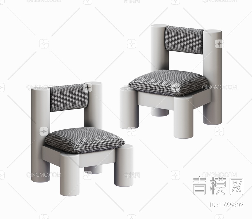 单椅3D模型下载【ID:1765802】