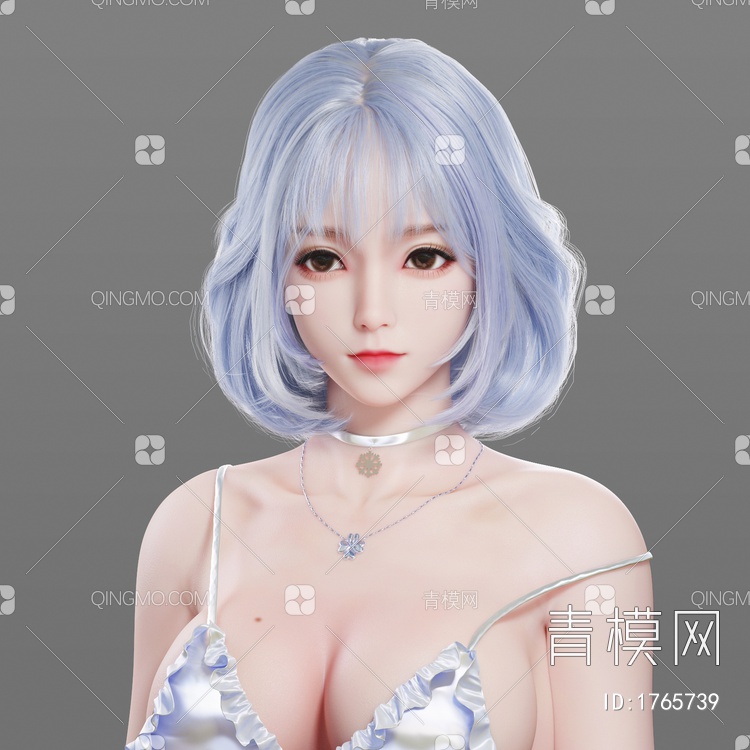 少女人物3D模型下载【ID:1765739】
