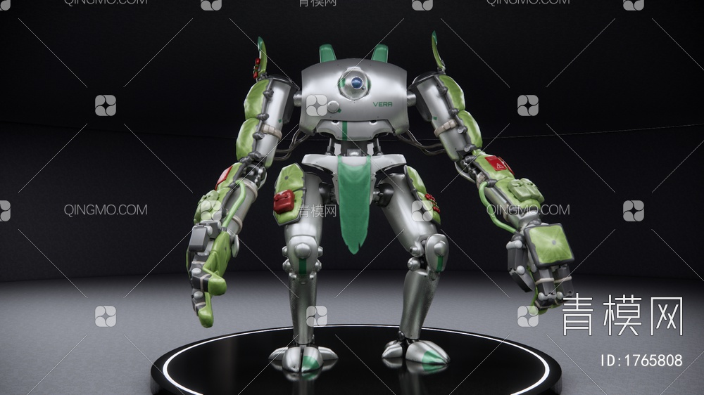 科幻机器人战士SU模型下载【ID:1765808】