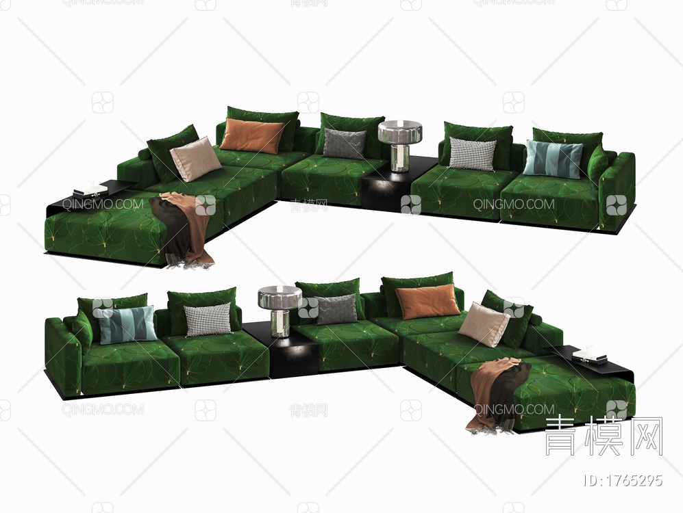 多人沙发3D模型下载【ID:1765295】