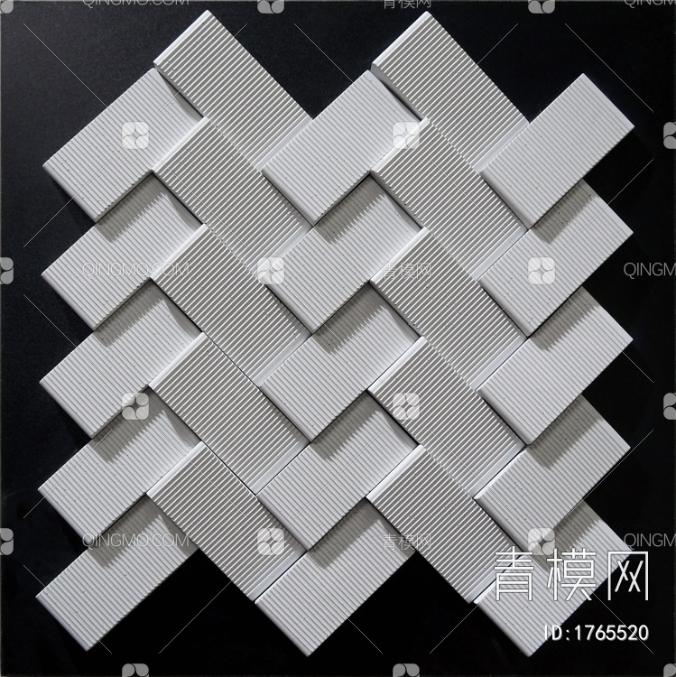 方形异形立体砖贴图下载【ID:1765520】