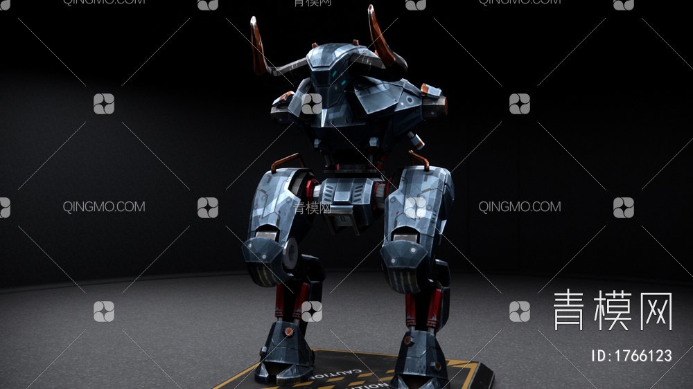 科技感作战机甲 机器人 玩具 摆件SU模型下载【ID:1766123】