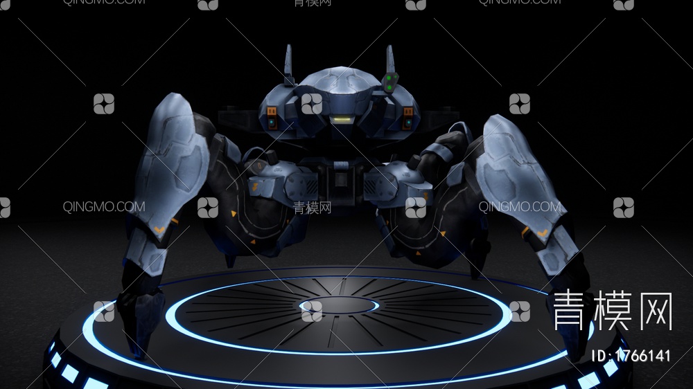 科技感作战机甲SU模型下载【ID:1766141】