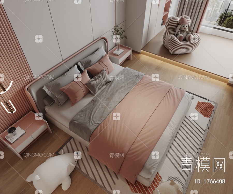 卧室3D模型下载【ID:1766408】