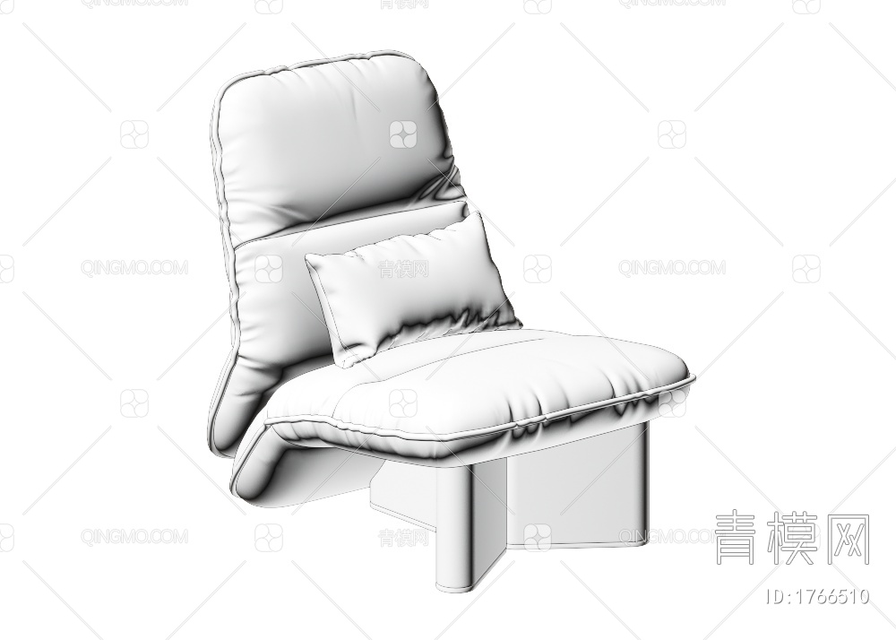 单椅3D模型下载【ID:1766510】