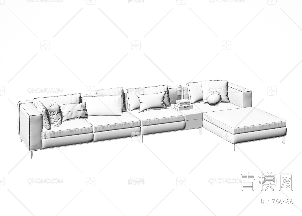多人沙发3D模型下载【ID:1766486】