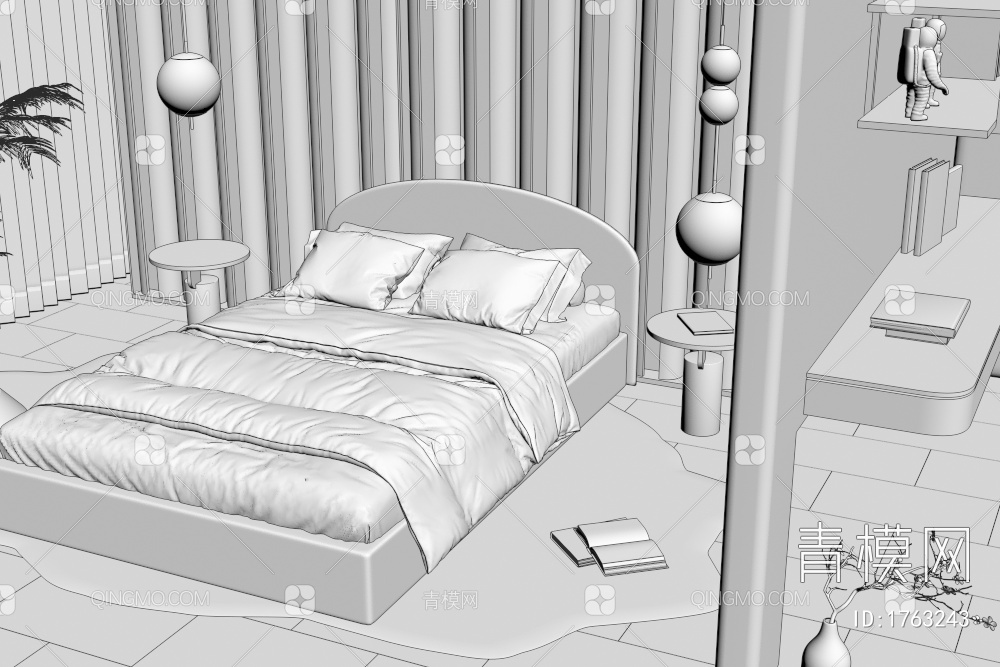儿童房3D模型下载【ID:1763243】