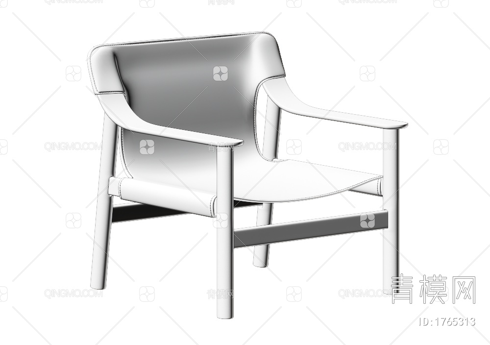 单椅3D模型下载【ID:1765313】