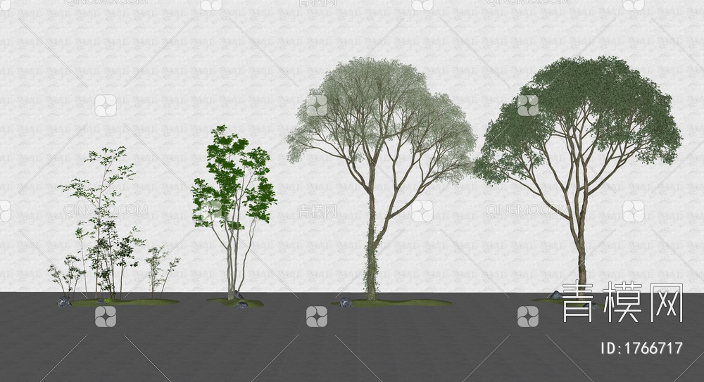 景观树SU模型下载【ID:1766717】
