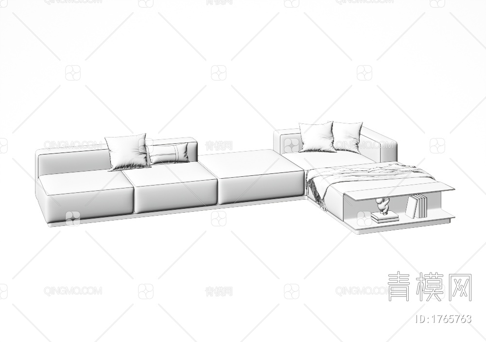 多人沙发3D模型下载【ID:1765763】