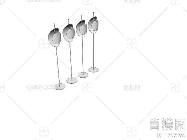 落地灯3D模型下载【ID:1767194】