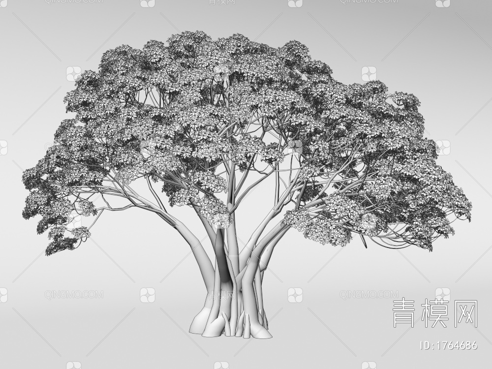 景观树3D模型下载【ID:1764686】