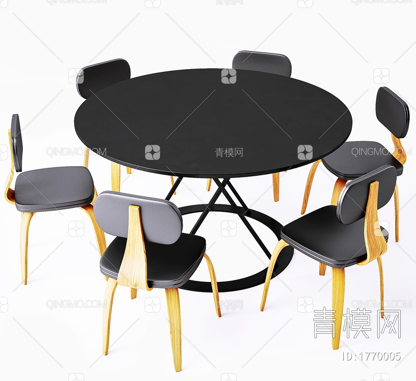宙斯金属桌椅3D模型下载【ID:1770005】