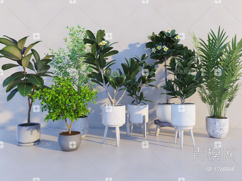 盆栽3D模型下载【ID:1768868】