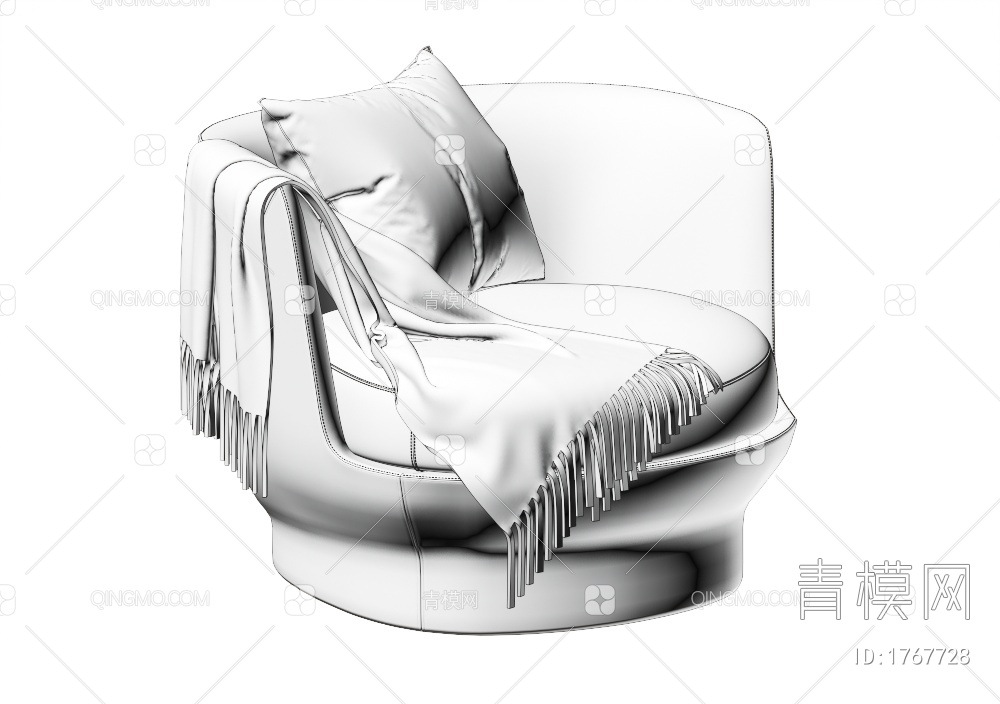 单椅3D模型下载【ID:1767728】