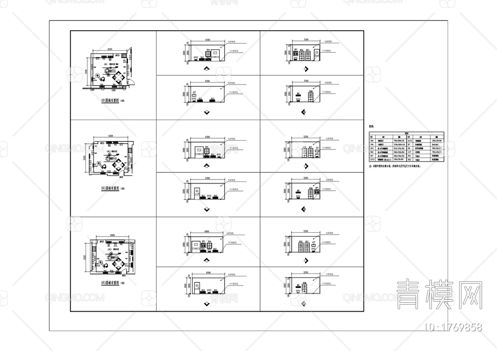 住院部综合楼特殊科室装修施工图【ID:1769858】