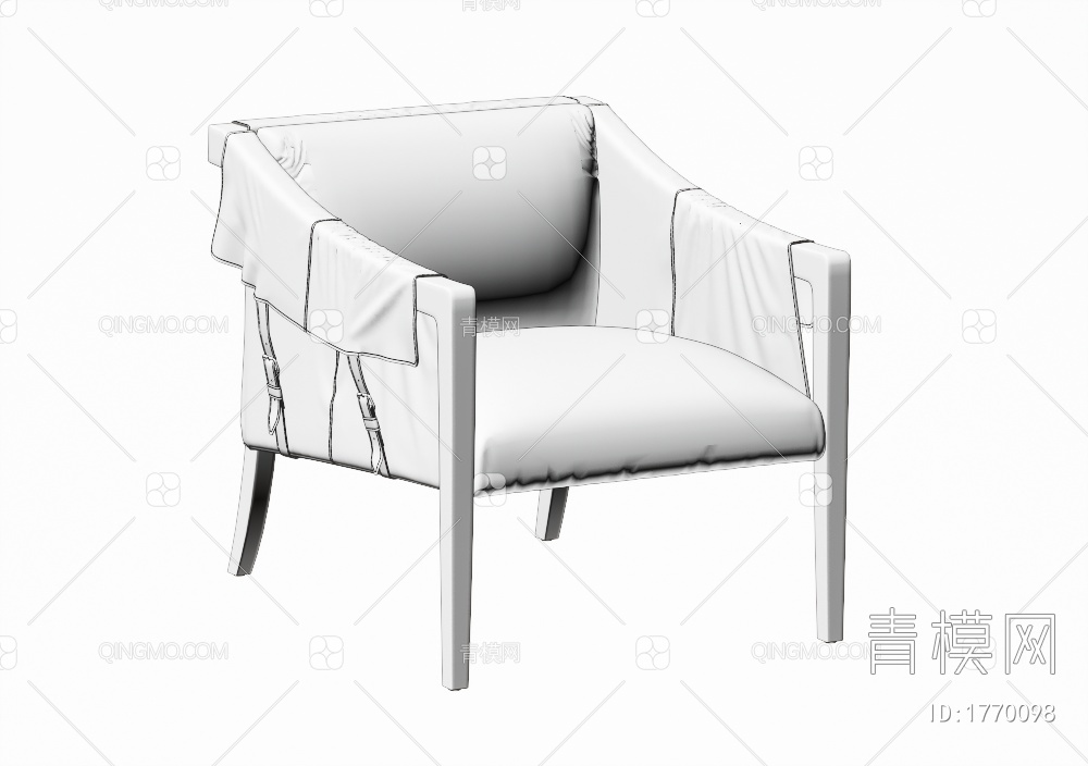 单椅3D模型下载【ID:1770098】