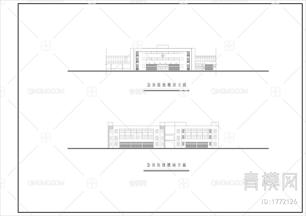 专业的医院设计图【ID:1772126】