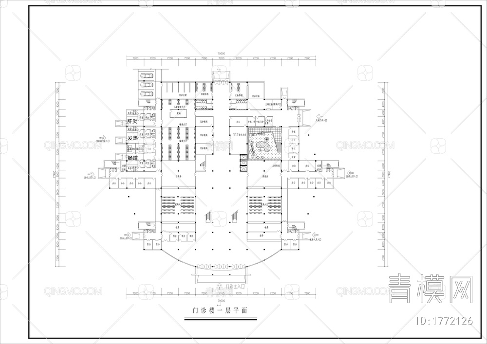 专业的医院设计图【ID:1772126】