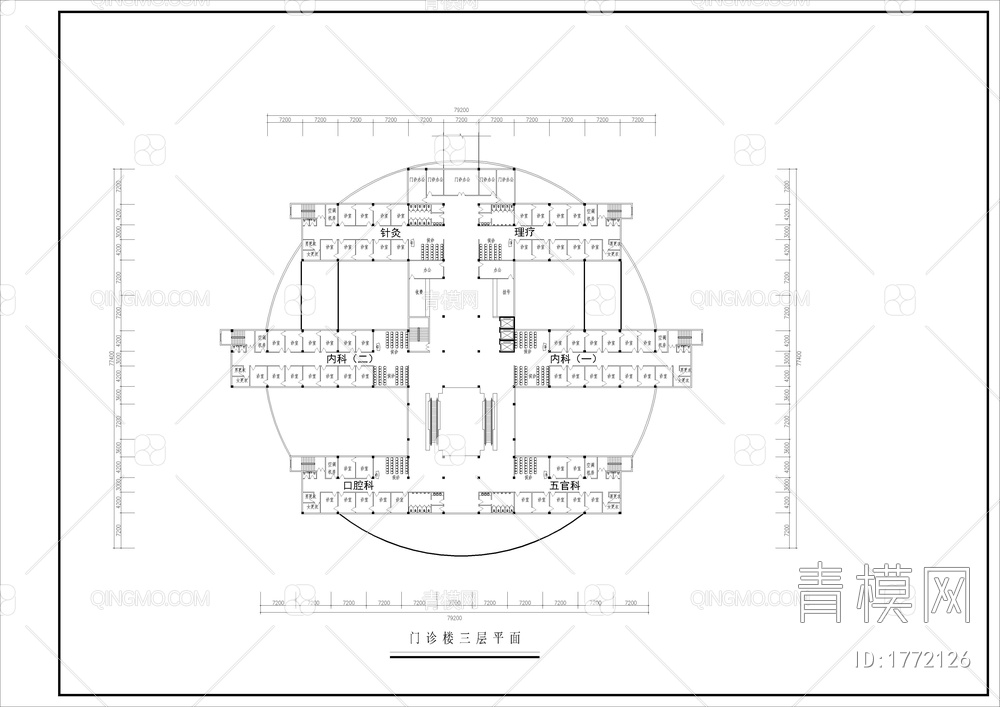 专业的医院设计图【ID:1772126】