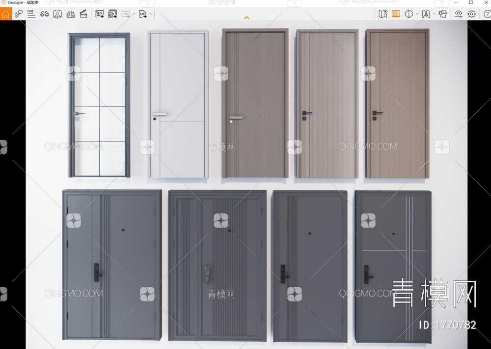门SU模型下载【ID:1770782】