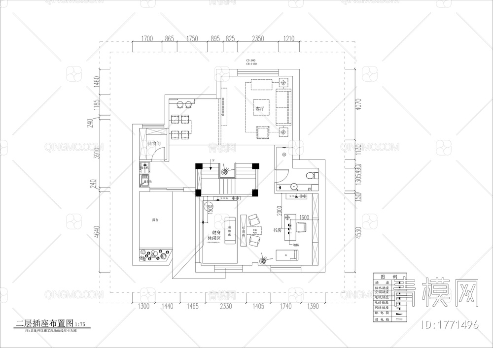 跃式户型全套装修图【ID:1771496】