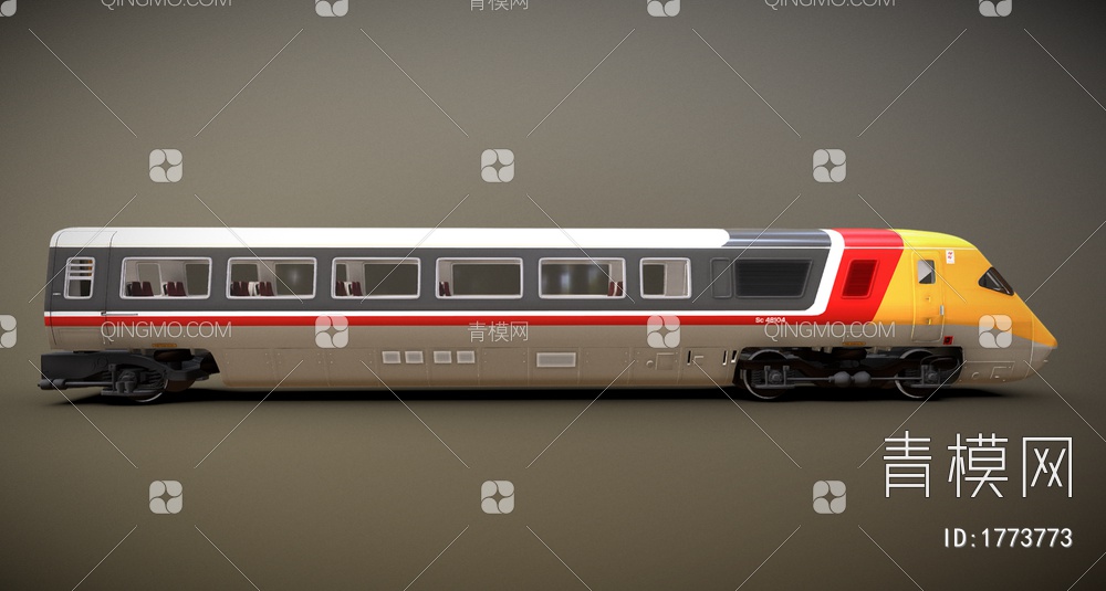 火车3D模型下载【ID:1773773】