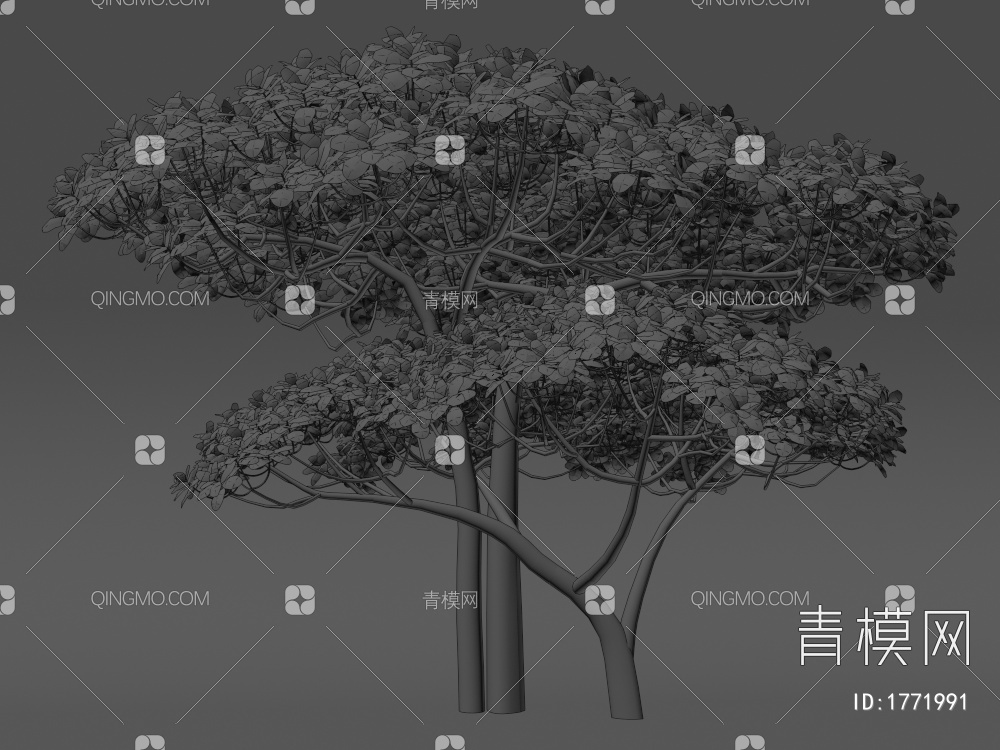景观树3D模型下载【ID:1771991】