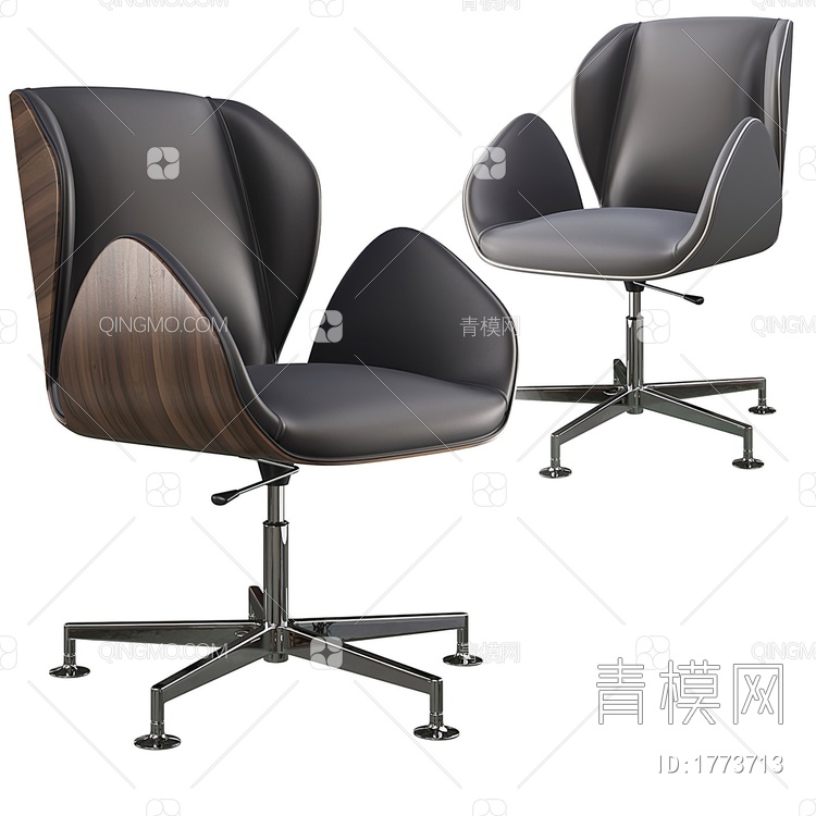 办公椅3D模型下载【ID:1773713】