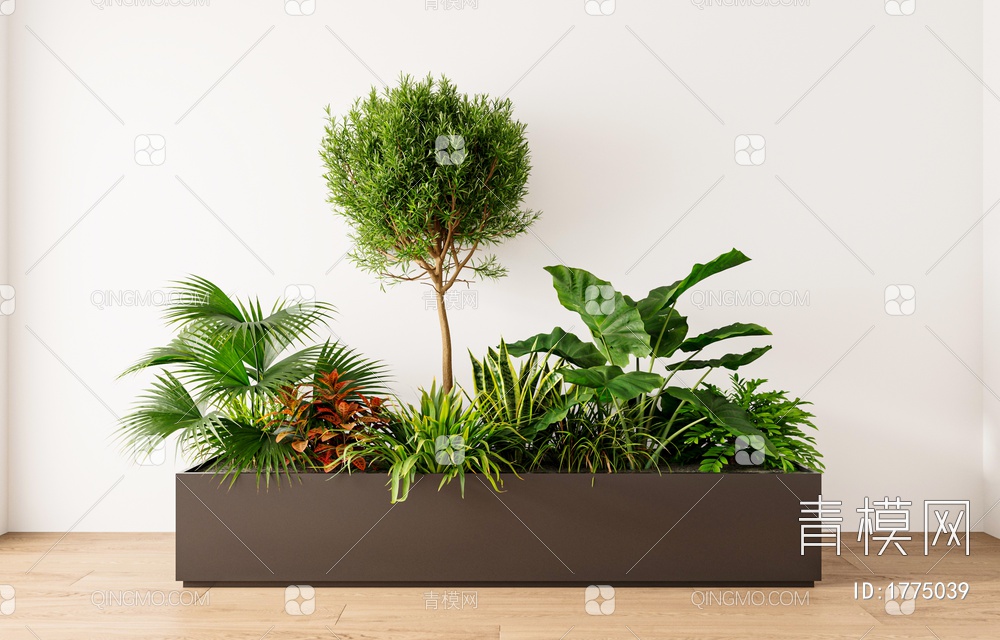 盆栽 植物堆3D模型下载【ID:1775039】