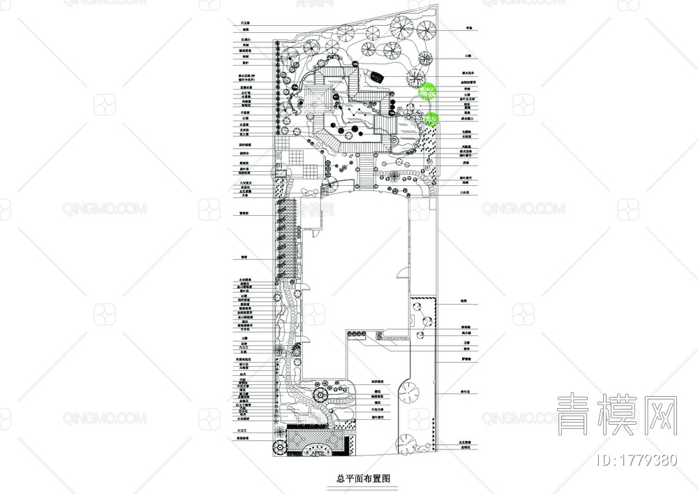 别墅园林CAD图纸【ID:1779380】