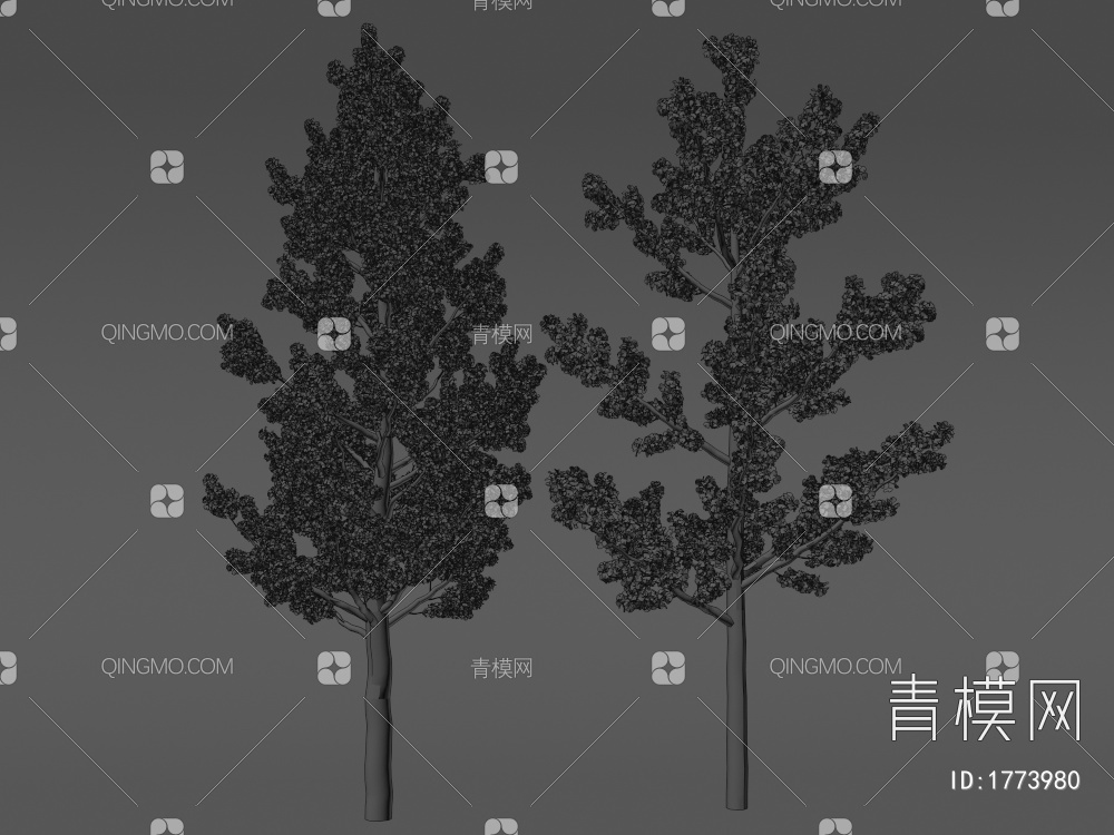 景观树3D模型下载【ID:1773980】