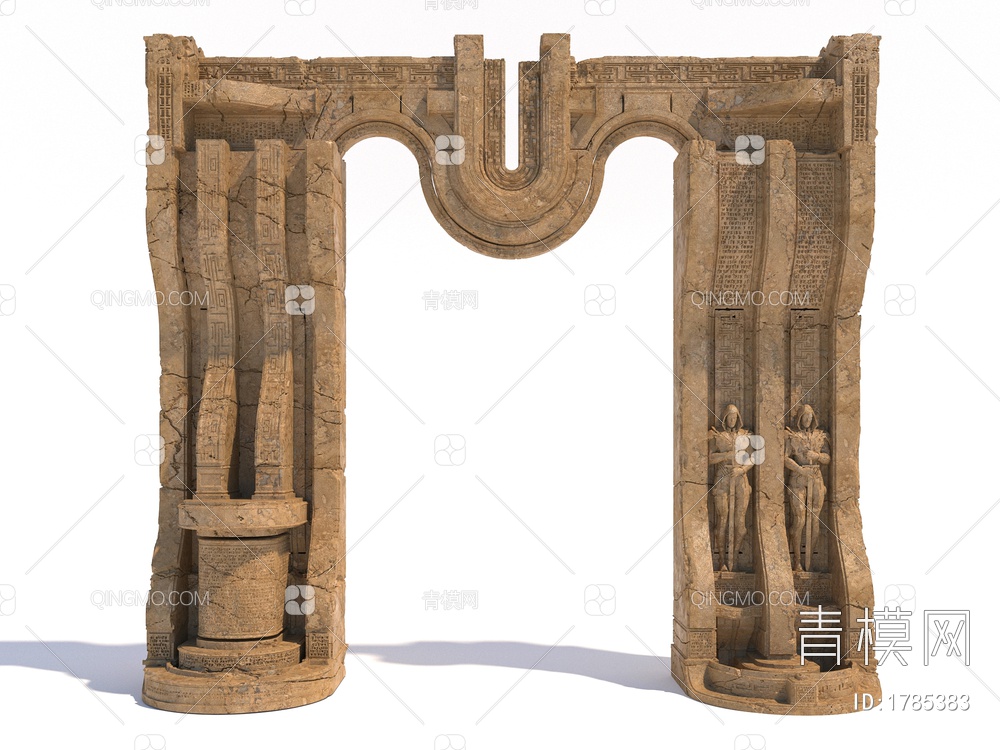 石拱门3D模型下载【ID:1785383】