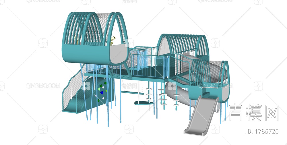 儿童游乐设施SU模型下载【ID:1785725】