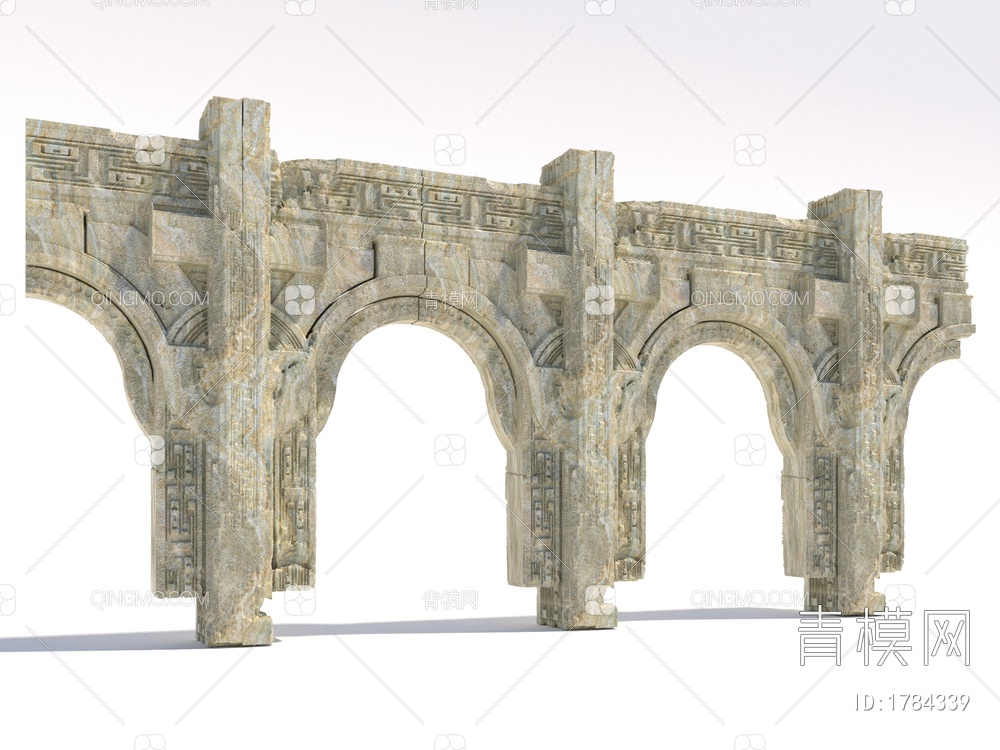 雕塑拱门3D模型下载【ID:1784339】