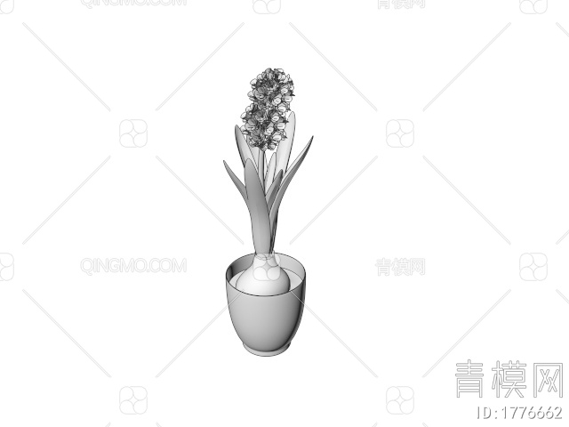 摆件 花瓶植物摆件3D模型下载【ID:1776662】