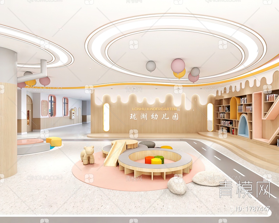 幼儿园大厅3D模型下载【ID:1787447】