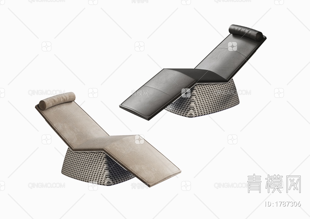 躺椅3D模型下载【ID:1787306】