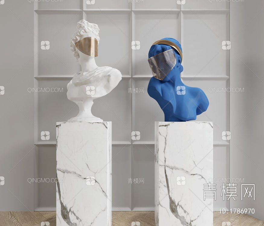 雕塑3D模型下载【ID:1786970】