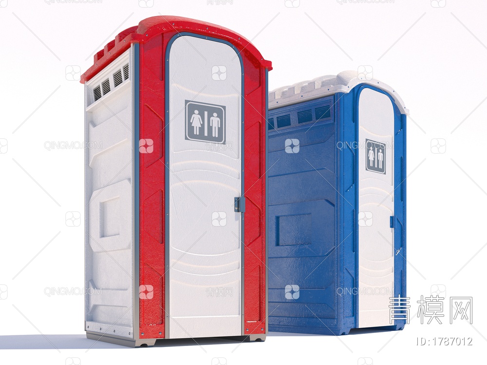 移动公厕3D模型下载【ID:1787012】