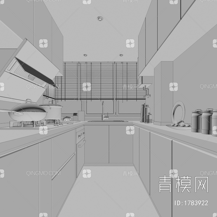 厨房3D模型下载【ID:1783922】