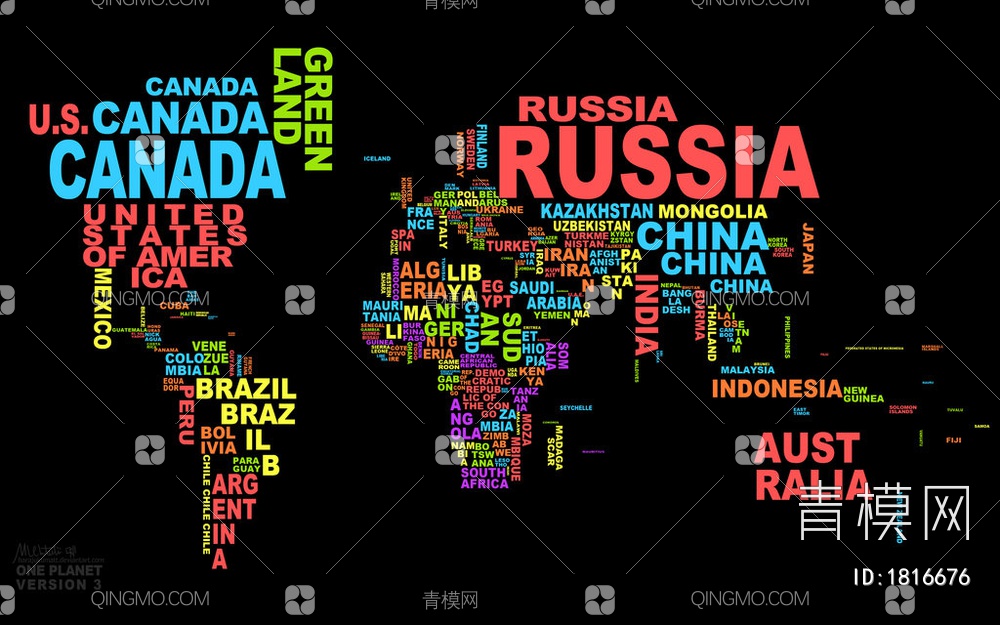 世界地图，结构主义贴图下载【ID:1816676】