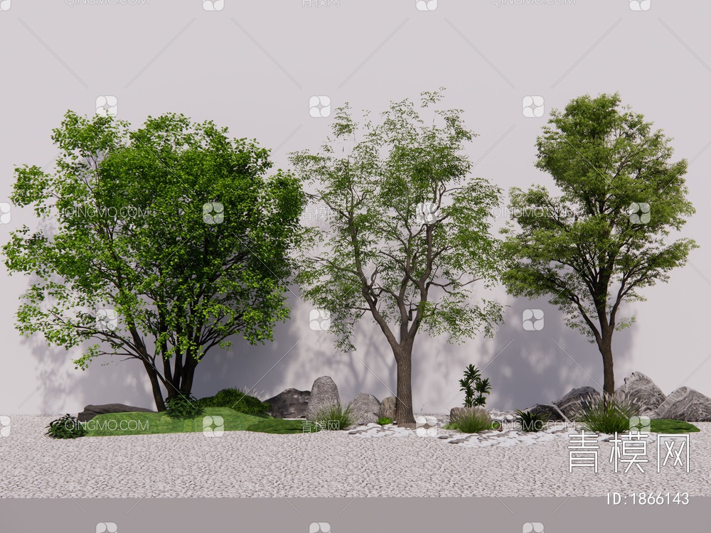 景观树SU模型下载【ID:1866143】